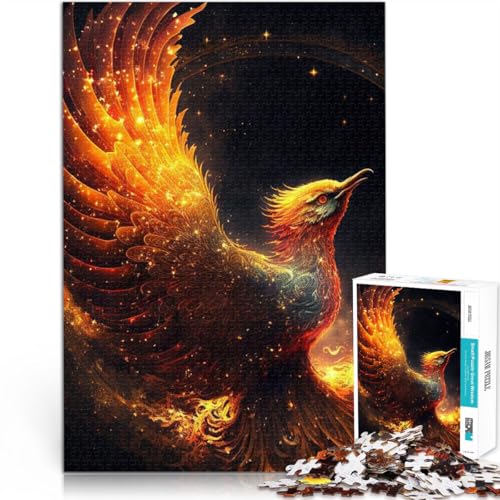 1000-Teile-Puzzle für Teenager Vogel Phönix Aus Holz für 14+ Unmögliches Spiel Geschenke zum 。Größe:50x75cm/19.6x29.5Zoll 1000-Teile-Puzzle für Teenager Vogel Phönix Aus Holz für 14+ Unmögliches Spiel Geschenke zum 。Größe:50x75cm/19.6x29.5Zoll von CHTLIFQ