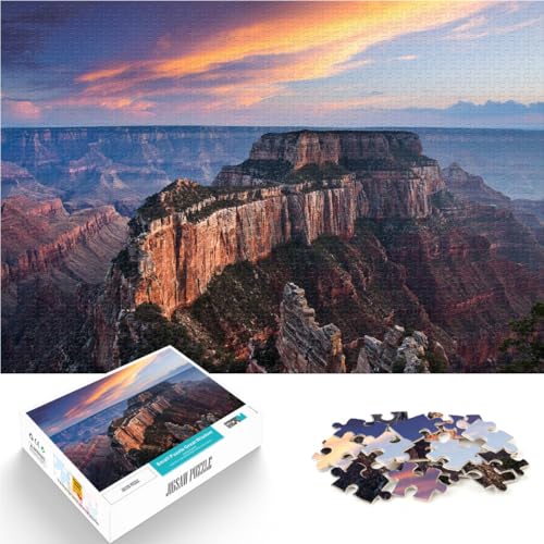 1000-Teile-Puzzles für Erwachsene Grand Canyon Reisepark Aus Karton Geeignet für Personen ab 14 Jahren Quizspiel Lustige Aktivitäten für zu Hause, Geburtstagsgeschenk, Reisegeschenke。Größe:38x52cm 1000-Teile-Puzzles für Erwachsene Grand Canyon Reisepark Aus Karton Geeignet für Personen ab 14 Jahren Quizspiel Lustige Aktivitäten für zu Hause, Geburtstagsgeschenk, Reisegeschenke。Größe:38x52cm von CHTLIFQ