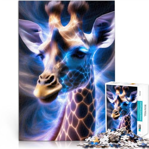 1000-Teile-Puzzles für Erwachsene Mystische Giraffe Aus Holz Geeignet für Personen ab 14 Jahren Quizspiel Lustige Aktivitäten für zu Hause, Geburtstagsgeschenk, Reisegeschenke。Größe:50x75cm 1000-Teile-Puzzles für Erwachsene Mystische Giraffe Aus Holz Geeignet für Personen ab 14 Jahren Quizspiel Lustige Aktivitäten für zu Hause, Geburtstagsgeschenk, Reisegeschenke。Größe:50x75cm von CHTLIFQ