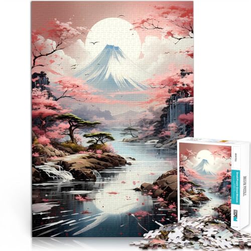 1000-Teile-Puzzles für Erwachsene japanische Landschaftskunst Aus Holz Geeignet für Personen ab 14 Jahren Heimdekoration Tolle Geschenke und Spielzeuge。Größe:50x75cm/19.6x29.5Zoll 1000-Teile-Puzzles für Erwachsene japanische Landschaftskunst Aus Holz Geeignet für Personen ab 14 Jahren Heimdekoration Tolle Geschenke und Spielzeuge。Größe:50x75cm/19.6x29.5Zoll von CHTLIFQ