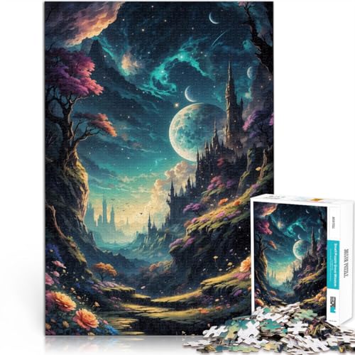 1000 Teile für Geschenke für Erwachsene Bezaubernder Blick auf das Schloss Aus Holz für 14+ Praktisches Spiel Weihnachtsspiel Geschenke für Frauen。Größe:50x75cm/19.6x29.5Zoll 1000 Teile für Geschenke für Erwachsene Bezaubernder Blick auf das Schloss Aus Holz für 14+ Praktisches Spiel Weihnachtsspiel Geschenke für Frauen。Größe:50x75cm/19.6x29.5Zoll von CHTLIFQ