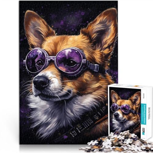 1000 Teile für Geschenke für Erwachsene Corgi-Hund Aus Holz für 14+ Anspruchsvolles Spiel und Familienspiel tolles Größe:50x75cm/19.6x29.5Zoll 1000 Teile für Geschenke für Erwachsene Corgi-Hund Aus Holz für 14+ Anspruchsvolles Spiel und Familienspiel tolles Größe:50x75cm/19.6x29.5Zoll von CHTLIFQ