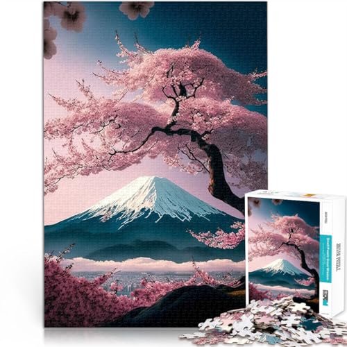 1000 Teile für Geschenke für Erwachsene Kirschblüte Japan Aus Karton für 14+ Lernspiel Verbesserung der Liebe zwischen Paaren。Größe:26x38cm/10.2x14.9Zoll 1000 Teile für Geschenke für Erwachsene Kirschblüte Japan Aus Karton für 14+ Lernspiel Verbesserung der Liebe zwischen Paaren。Größe:26x38cm/10.2x14.9Zoll von CHTLIFQ
