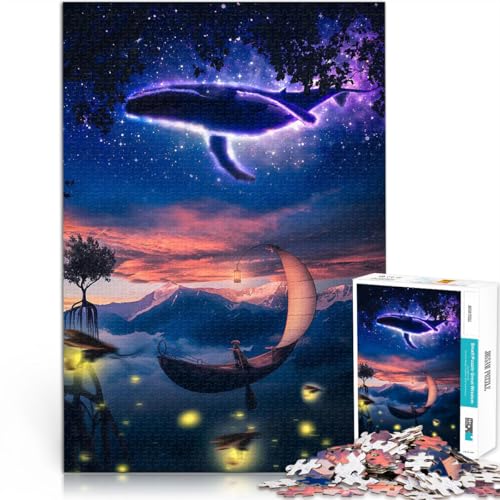 1000 Teile für Geschenke für Erwachsene Magischer Wasserfall im Himmel Aus Holz für 14+ Anspruchsvolles Spiel und Familienspiel tolles Größe:50x75cm/19.6x29.5Zoll 1000 Teile für Geschenke für Erwachsene Magischer Wasserfall im Himmel Aus Holz für 14+ Anspruchsvolles Spiel und Familienspiel tolles Größe:50x75cm/19.6x29.5Zoll von CHTLIFQ