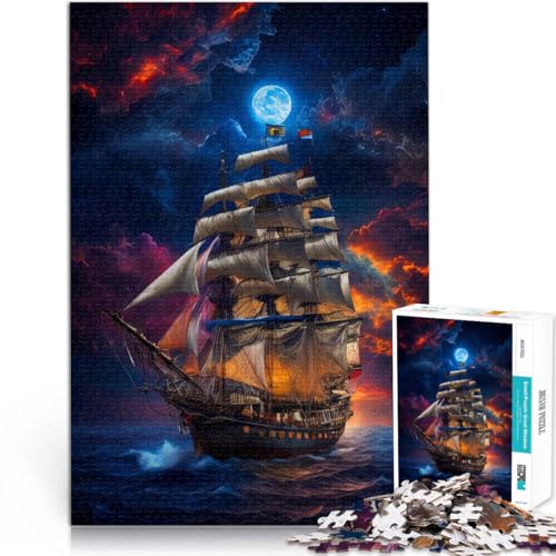 1000 Teile für Geschenke für Erwachsene Segelboot Sonnenuntergang Malerei Aus Holz für 14+ Lernspielzeug für die ganze Familie Spiele Spielzeug Geschenk。Größe:50x75cm/19.6x29.5Zoll 1000 Teile für Geschenke für Erwachsene Segelboot Sonnenuntergang Malerei Aus Holz für 14+ Lernspielzeug für die ganze Familie Spiele Spielzeug Geschenk。Größe:50x75cm/19.6x29.5Zoll von CHTLIFQ