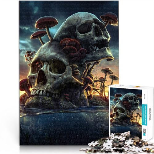1000 Teile für Geschenke für Erwachsene Skeleton Aus Karton für 14+ Puzzle für Lernspiel zum Geburtstag und Weihnachten。Größe：26x38cm/10.2x14.9Zoll von CHTLIFQ