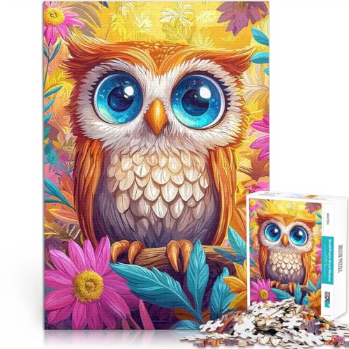 1000 Teile für Geschenke für Erwachsene Süße Baby-Eule Aus Holz für 14+ Schönes DesignspielSchönes Designspiel EIN Kunstwerk。Größe:50x75cm/19.6x29.5Zoll 1000 Teile für Geschenke für Erwachsene Süße Baby-Eule Aus Holz für 14+ Schönes DesignspielSchönes Designspiel EIN Kunstwerk。Größe:50x75cm/19.6x29.5Zoll von CHTLIFQ