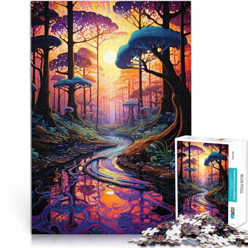 1000 Teile für Geschenke für Erwachsene Trippy Forest Aus Holz für 14+ Antistress Urlaub zu Hause Zeit totschlagen Lustiges Geschenk für die ganze Familie。Größe:50x75cm/19.6x29.5Zoll 1000 Teile für Geschenke für Erwachsene Trippy Forest Aus Holz für 14+ Antistress Urlaub zu Hause Zeit totschlagen Lustiges Geschenk für die ganze Familie。Größe:50x75cm/19.6x29.5Zoll von CHTLIFQ