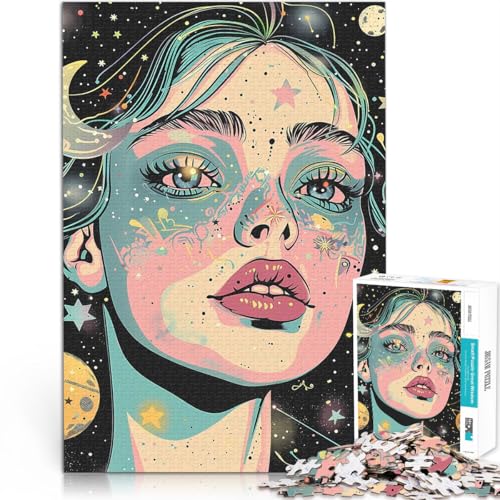 1000-teilige Puzzles für Erwachsene Astralfrauengalaxie Aus Holz für und ab 14 Jahren lustige Spiele für die ganze Familie tolles Größe:50x75cm/19.6x29.5Zoll 1000-teilige Puzzles für Erwachsene Astralfrauengalaxie Aus Holz für und ab 14 Jahren lustige Spiele für die ganze Familie tolles Größe:50x75cm/19.6x29.5Zoll von CHTLIFQ
