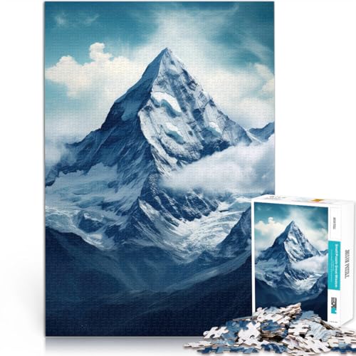 1000-teilige Puzzles für Erwachsene Berge Kunstwerk Aus Karton für und ab 14 Jahren Entspannungsspiele Einzigartige Geburtstags Größe:26x38cm/10.2x14.9Zoll 1000-teilige Puzzles für Erwachsene Berge Kunstwerk Aus Karton für und ab 14 Jahren Entspannungsspiele Einzigartige Geburtstags Größe:26x38cm/10.2x14.9Zoll von CHTLIFQ