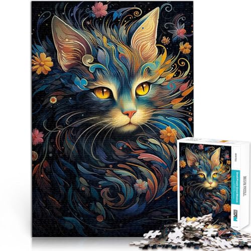 1000-teilige Puzzles für Erwachsene Blumenkatzen Aus Karton für und ab 14 Jahren Spielzeug Lernspiele Antistress Schenkung von Kunstwerken。Größe:38x52cm/14.9x20.4Zoll 1000-teilige Puzzles für Erwachsene Blumenkatzen Aus Karton für und ab 14 Jahren Spielzeug Lernspiele Antistress Schenkung von Kunstwerken。Größe:38x52cm/14.9x20.4Zoll von CHTLIFQ