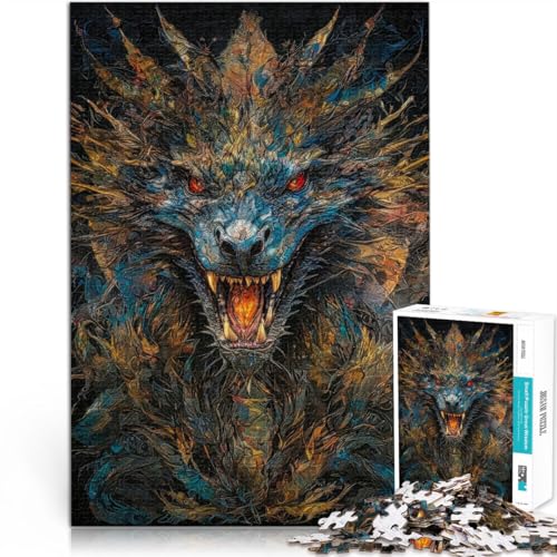 1000-teilige Puzzles für Erwachsene Drachen Aus Karton Geeignet für Kinder ab 14 Jahren Spiel Wanddekoration Einzigartige Geschenke zum Geburtstag und zu Weihnachten。Größe:26x38cm/10.2x14.9Zoll 1000-teilige Puzzles für Erwachsene Drachen Aus Karton Geeignet für Kinder ab 14 Jahren Spiel Wanddekoration Einzigartige Geschenke zum Geburtstag und zu Weihnachten。Größe:26x38cm/10.2x14.9Zoll von CHTLIFQ