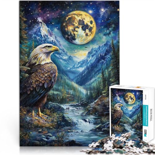 1000-teilige Puzzles für Erwachsene Farbmalerei Adler Aus Karton für und ab 14 Jahren Herausforderndes Spiel Spiele Spielzeug Geschenk。Größe:26x38cm/10.2x14.9Zoll 1000-teilige Puzzles für Erwachsene Farbmalerei Adler Aus Karton für und ab 14 Jahren Herausforderndes Spiel Spiele Spielzeug Geschenk。Größe:26x38cm/10.2x14.9Zoll von CHTLIFQ