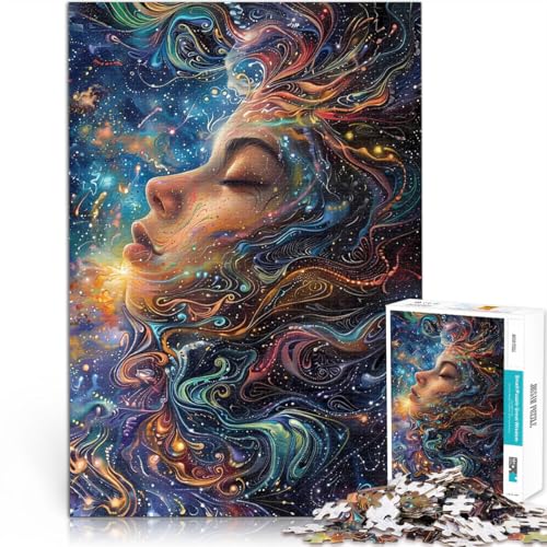1000-teilige Puzzles für Erwachsene Kosmos-Mädchen, natürliche Schönheit Aus Holz für und ab 14 Jahren Familienspaß Es eignet ganze Familie。Größe:50x75cm 1000-teilige Puzzles für Erwachsene Kosmos-Mädchen, natürliche Schönheit Aus Holz für und ab 14 Jahren Familienspaß Es eignet ganze Familie。Größe:50x75cm von CHTLIFQ