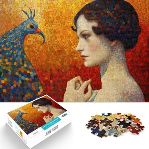 1000-teilige Puzzles für Erwachsene Mosaik Porträt Frau Aus Karton für und ab 14 Jahren Quizspiel Lustige Aktivitäten für zu Hause, Geburtstagsgeschenk, Reisegeschenke。Größe:38x52cm/14.9x20.4Zoll 1000-teilige Puzzles für Erwachsene Mosaik Porträt Frau Aus Karton für und ab 14 Jahren Quizspiel Lustige Aktivitäten für zu Hause, Geburtstagsgeschenk, Reisegeschenke。Größe:38x52cm/14.9x20.4Zoll von CHTLIFQ