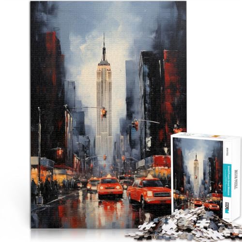 1000-teilige Puzzles für Erwachsene New York City Aus Karton für und ab 14 Jahren Quizspiel Lustige Aktivitäten für zu Hause, Geburtstagsgeschenk, Reisegeschenke。Größe:38x52cm/14.9x20.4Zoll 1000-teilige Puzzles für Erwachsene New York City Aus Karton für und ab 14 Jahren Quizspiel Lustige Aktivitäten für zu Hause, Geburtstagsgeschenk, Reisegeschenke。Größe:38x52cm/14.9x20.4Zoll von CHTLIFQ