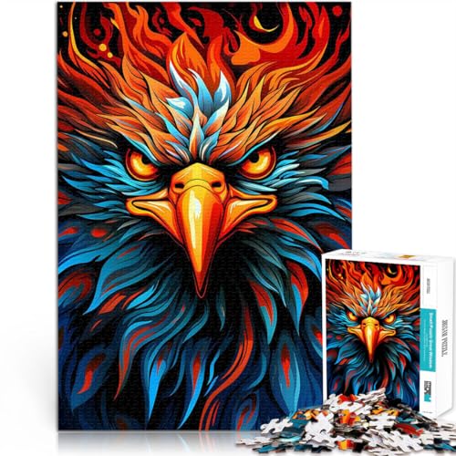 1000-teilige Puzzles für Erwachsene Phönix-Adler-Vogelgesicht Aus Holz für und ab 14 Jahren lustige Spiele für die ganze Familie tolles Größe:50x75cm/19.6x29.5Zoll 1000-teilige Puzzles für Erwachsene Phönix-Adler-Vogelgesicht Aus Holz für und ab 14 Jahren lustige Spiele für die ganze Familie tolles Größe:50x75cm/19.6x29.5Zoll von CHTLIFQ
