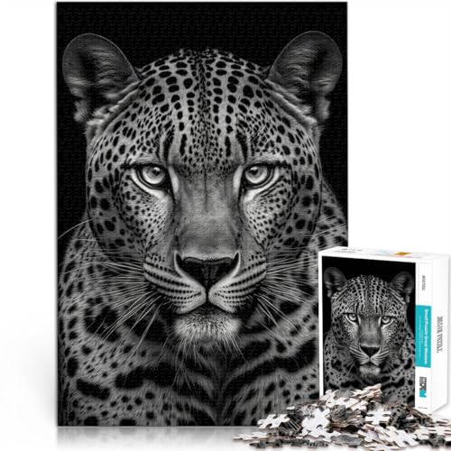 1000-teilige Puzzles für Erwachsene Porträt eines Leoparden Aus Holz für und ab 14 Jahren Home Dekoration Spiel Spielzeug Weihnachtsspiel Geschenke für Frauen。Größe:50x75cm/19.6x29.5Zoll 1000-teilige Puzzles für Erwachsene Porträt eines Leoparden Aus Holz für und ab 14 Jahren Home Dekoration Spiel Spielzeug Weihnachtsspiel Geschenke für Frauen。Größe:50x75cm/19.6x29.5Zoll von CHTLIFQ