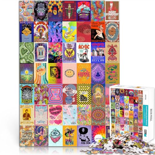 1000-teilige Puzzles für Erwachsene Retro-psychedelische Kunst-Spleißen Aus Karton für und ab 14 Jahren Intellektuelles Spielzeugspiel Lernspiel zum Geburtstag und Weihnachten。Größe:38x52cm 1000-teilige Puzzles für Erwachsene Retro-psychedelische Kunst-Spleißen Aus Karton für und ab 14 Jahren Intellektuelles Spielzeugspiel Lernspiel zum Geburtstag und Weihnachten。Größe:38x52cm von CHTLIFQ