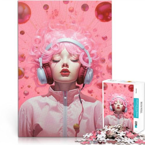 1000-teilige Puzzles für Erwachsene Rosa Rauschen Aus Karton Geeignet für Kinder ab 14 Jahren Eltern-Kind-Interaktion Interessante Geschenke zur Stressreduzierung。Größe:38x52cm/14.9x20.4Zoll 1000-teilige Puzzles für Erwachsene Rosa Rauschen Aus Karton Geeignet für Kinder ab 14 Jahren Eltern-Kind-Interaktion Interessante Geschenke zur Stressreduzierung。Größe:38x52cm/14.9x20.4Zoll von CHTLIFQ