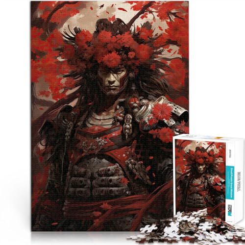 1000-teilige Puzzles für Erwachsene Samurai-Kunst Aus Karton für und ab 14 Jahren Familienspiel für und EIN Kunstwerk。Größe:26x38cm/10.2x14.9Zoll 1000-teilige Puzzles für Erwachsene Samurai-Kunst Aus Karton für und ab 14 Jahren Familienspiel für und EIN Kunstwerk。Größe:26x38cm/10.2x14.9Zoll von CHTLIFQ