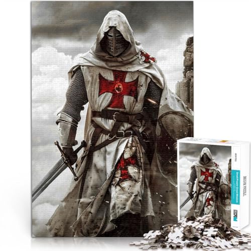 1000-teilige Puzzles für Erwachsene Templerritter Aus Karton für und ab 14 Jahren Wanddekoration Weihnachtsgeburtstagsgeschenk。Größe:26x38cm/10.2x14.9Zoll 1000-teilige Puzzles für Erwachsene Templerritter Aus Karton für und ab 14 Jahren Wanddekoration Weihnachtsgeburtstagsgeschenk。Größe:26x38cm/10.2x14.9Zoll von CHTLIFQ