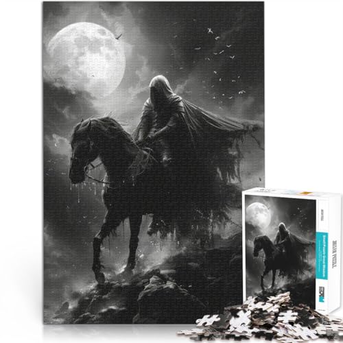 1000-teilige Puzzles für Erwachsene Todesritter Aus Karton für und ab 14 Jahren Lernspiele für Erwachsene und Jugendliche Kunstwerk Geschenk。Größe:38x52cm/14.9x20.4Zoll 1000-teilige Puzzles für Erwachsene Todesritter Aus Karton für und ab 14 Jahren Lernspiele für Erwachsene und Jugendliche Kunstwerk Geschenk。Größe:38x52cm/14.9x20.4Zoll von CHTLIFQ