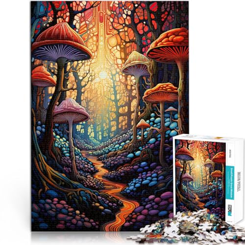 1000-teilige Puzzles für Erwachsene Trippy Forest Aus Holz Geeignet für Kinder ab 14 Jahren Pädagogisches Lernspielzeug Familienspiele Geburtstagsgeschenk。Größe:50x75cm/19.6x29.5Zoll 1000-teilige Puzzles für Erwachsene Trippy Forest Aus Holz Geeignet für Kinder ab 14 Jahren Pädagogisches Lernspielzeug Familienspiele Geburtstagsgeschenk。Größe:50x75cm/19.6x29.5Zoll von CHTLIFQ