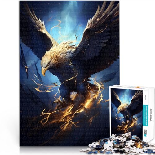 1000-teilige Puzzles für Erwachsene Wilder Steinadlervogel Aus Holz für und ab 14 Jahren Home Dekoration Spiel Spielzeug Weihnachtsspiel Geschenke für Frauen。Größe:50x75cm/19.6x29.5Zoll 1000-teilige Puzzles für Erwachsene Wilder Steinadlervogel Aus Holz für und ab 14 Jahren Home Dekoration Spiel Spielzeug Weihnachtsspiel Geschenke für Frauen。Größe:50x75cm/19.6x29.5Zoll von CHTLIFQ