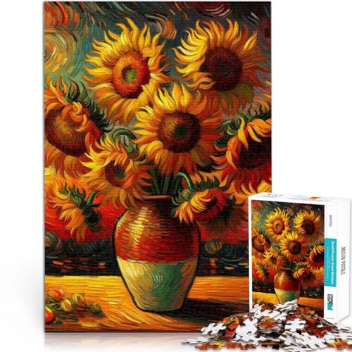 1000-teilige Puzzles für Erwachsene schöne Sonnenblume Aus Holz für und ab 14 Jahren Lernspiel-Herausforderungsspielzeug Tolles Geschenk zum Spielen。Größe:50x75cm/19.6x29.5Zoll 1000-teilige Puzzles für Erwachsene schöne Sonnenblume Aus Holz für und ab 14 Jahren Lernspiel-Herausforderungsspielzeug Tolles Geschenk zum Spielen。Größe:50x75cm/19.6x29.5Zoll von CHTLIFQ
