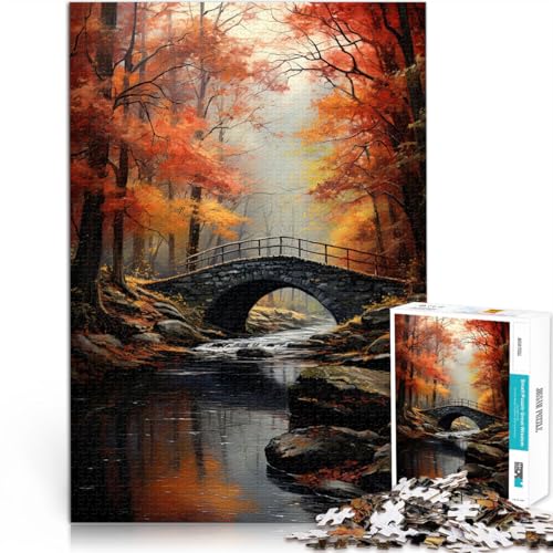 1000-teilige Puzzles für Erwachsene und Jugendliche Herbstlandschaft Aus Holz Geeignet für Kinder ab 14 Jahren Familienaktivitäten Geburtstagsgeschenk。Größe:50x75cm/19.6x29.5Zoll 1000-teilige Puzzles für Erwachsene und Jugendliche Herbstlandschaft Aus Holz Geeignet für Kinder ab 14 Jahren Familienaktivitäten Geburtstagsgeschenk。Größe:50x75cm/19.6x29.5Zoll von CHTLIFQ