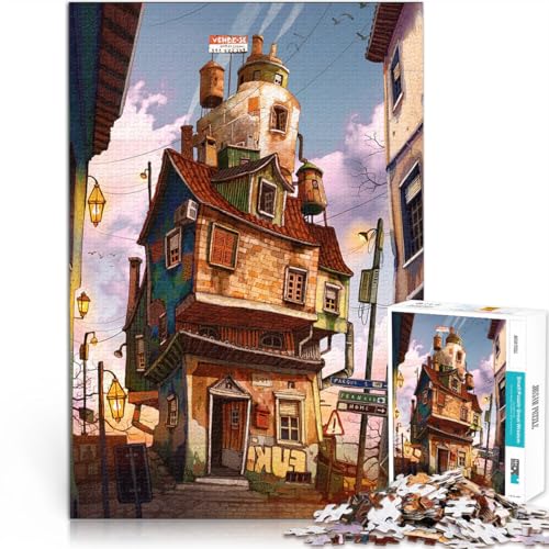 1000-teiliges Puzzle für Erwachsene Arbeitsgebäude Aus Holz ab 14 Jahren Lernspielzeug-Herausforderung Tolle Geschenke und Spielzeuge。Größe:50x75cm/19.6x29.5Zoll 1000-teiliges Puzzle für Erwachsene Arbeitsgebäude Aus Holz ab 14 Jahren Lernspielzeug-Herausforderung Tolle Geschenke und Spielzeuge。Größe:50x75cm/19.6x29.5Zoll von CHTLIFQ