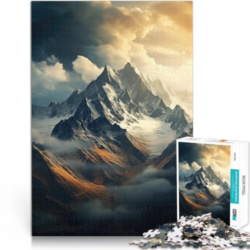 1000-teiliges Puzzle für Erwachsene Berge Kunstwerk Aus Karton ab 14 Jahren Stressabbau Interessante Geschenke zur Stressreduzierung。Größe:26x38cm/10.2x14.9Zoll 1000-teiliges Puzzle für Erwachsene Berge Kunstwerk Aus Karton ab 14 Jahren Stressabbau Interessante Geschenke zur Stressreduzierung。Größe:26x38cm/10.2x14.9Zoll von CHTLIFQ