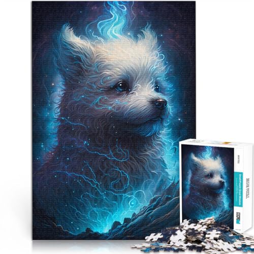 1000-teiliges Puzzle für Erwachsene Bichon Frisé Hund Aus Holz ab 14 Jahren Praktisches Spiel Weihnachtsspiel Geschenke für Frauen。Größe:50x75cm/19.6x29.5Zoll 1000-teiliges Puzzle für Erwachsene Bichon Frisé Hund Aus Holz ab 14 Jahren Praktisches Spiel Weihnachtsspiel Geschenke für Frauen。Größe:50x75cm/19.6x29.5Zoll von CHTLIFQ
