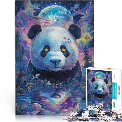 1000-teiliges Puzzle für Erwachsene Fantasievoller bunter Panda Aus Karton Geeignet für Kinder ab 14 Jahren Antistress Schwierige Herausforderung Weihnachtsgeburtstagsgeschenk。Größe:26x38cm 1000-teiliges Puzzle für Erwachsene Fantasievoller bunter Panda Aus Karton Geeignet für Kinder ab 14 Jahren Antistress Schwierige Herausforderung Weihnachtsgeburtstagsgeschenk。Größe:26x38cm von CHTLIFQ