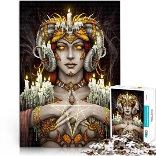 1000-teiliges Puzzle für Erwachsene Hüter des Feuers Aus Holz Geeignet für Kinder ab 14 Jahren Schwierig und herausfordernd Einzigartige Wohndekorationen und Geschenke。Größe:50x75cm/19.6x29.5Zoll 1000-teiliges Puzzle für Erwachsene Hüter des Feuers Aus Holz Geeignet für Kinder ab 14 Jahren Schwierig und herausfordernd Einzigartige Wohndekorationen und Geschenke。Größe:50x75cm/19.6x29.5Zoll von CHTLIFQ