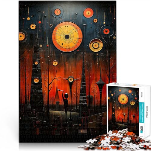 1000-teiliges Puzzle für Erwachsene Kunststil Malerei Aus Holz ab 14 Jahren Unmögliches Spiel Geschenke zum 。Größe:50x75cm/19.6x29.5Zoll 1000-teiliges Puzzle für Erwachsene Kunststil Malerei Aus Holz ab 14 Jahren Unmögliches Spiel Geschenke zum 。Größe:50x75cm/19.6x29.5Zoll von CHTLIFQ