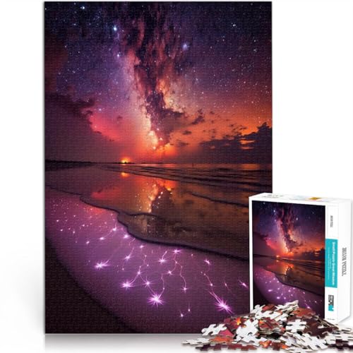 1000-teiliges Puzzle für Erwachsene Leuchtende Träume Aus Karton ab 14 Jahren Herausforderndes Spiel Tolles Geschenk zum Spielen。Größe:38x52cm/14.9x20.4Zoll 1000-teiliges Puzzle für Erwachsene Leuchtende Träume Aus Karton ab 14 Jahren Herausforderndes Spiel Tolles Geschenk zum Spielen。Größe:38x52cm/14.9x20.4Zoll von CHTLIFQ