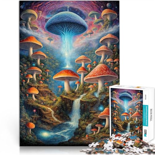 1000-teiliges Puzzle für Erwachsene Pilz-Fantasie Aus Karton ab 14 Jahren Dekomprimierendes intellektuelles Lernspielzeug tolles Geschenk。Größe:38x52cm/14.9x20.4Zoll 1000-teiliges Puzzle für Erwachsene Pilz-Fantasie Aus Karton ab 14 Jahren Dekomprimierendes intellektuelles Lernspielzeug tolles Geschenk。Größe:38x52cm/14.9x20.4Zoll von CHTLIFQ