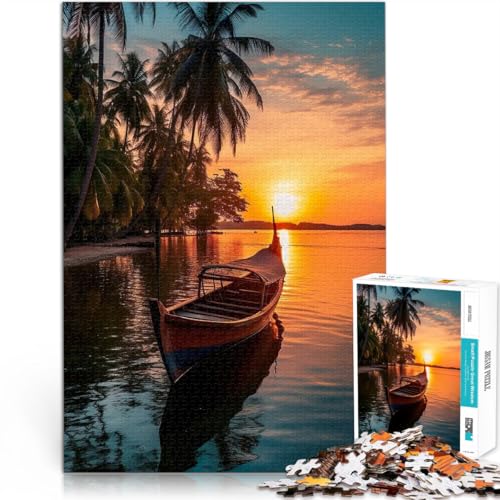 1000-teiliges Puzzle für Erwachsene Tropischer Traum Aus Holz ab 14 Jahren Puzzlespiel Angeboten als Geschenk für die ganze Familie。Größe:50x75cm/19.6x29.5Zoll 1000-teiliges Puzzle für Erwachsene Tropischer Traum Aus Holz ab 14 Jahren Puzzlespiel Angeboten als Geschenk für die ganze Familie。Größe:50x75cm/19.6x29.5Zoll von CHTLIFQ