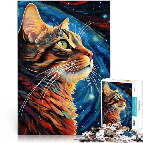 1000-teiliges Puzzle für Erwachsene und Jugendliche Kosmische Katzenträume Aus Karton Geeignet für Personen ab 14 Jahren Quizspiel Lustige Aktivitäten für zu Hause, Geburtstagsgeschenk。 1000-teiliges Puzzle für Erwachsene und Jugendliche Kosmische Katzenträume Aus Karton Geeignet für Personen ab 14 Jahren Quizspiel Lustige Aktivitäten für zu Hause, Geburtstagsgeschenk。 von CHTLIFQ