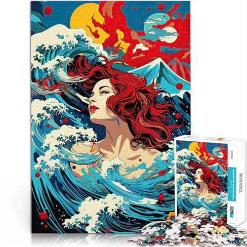 1000-teiliges Puzzle für Erwachsene und Jugendliche Ozean-Pop-Art Aus Holz Geeignet für Personen ab 14 Jahren Heimdekoration Tolle Geschenke und Spielzeuge。Größe:50x75cm/19.6x29.5Zoll 1000-teiliges Puzzle für Erwachsene und Jugendliche Ozean-Pop-Art Aus Holz Geeignet für Personen ab 14 Jahren Heimdekoration Tolle Geschenke und Spielzeuge。Größe:50x75cm/19.6x29.5Zoll von CHTLIFQ