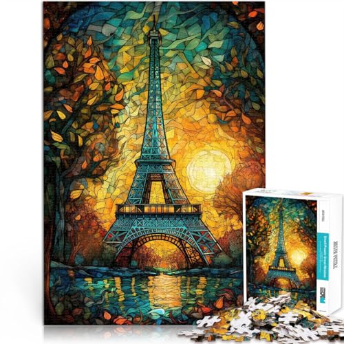 2000-Teile-Puzzle für Erwachsene Eiffelturm abstrakt Aus Karton ab 14 Jahren Lernspiele Wichtelgeschenke。Größe：70x100cm/27.5x39.3Zoll von CHTLIFQ