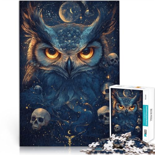 2000-Teile-Puzzle für Erwachsene Fantasie-Eule im Mondschein Aus Karton ab 14 Jahren Unmögliches Spiel Geschenke zum 。Größe:70x100cm/27.5x39.3Zoll 2000-Teile-Puzzle für Erwachsene Fantasie-Eule im Mondschein Aus Karton ab 14 Jahren Unmögliches Spiel Geschenke zum 。Größe:70x100cm/27.5x39.3Zoll von CHTLIFQ