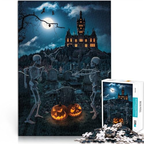 2000-Teile-Puzzle für Erwachsene Skelett-Halloween-Party Aus Karton ab 14 Jahren Entspannende Spiele Verbesserung der Liebe zwischen Paaren。Größe:70x100cm/27.5x39.3Zoll 2000-Teile-Puzzle für Erwachsene Skelett-Halloween-Party Aus Karton ab 14 Jahren Entspannende Spiele Verbesserung der Liebe zwischen Paaren。Größe:70x100cm/27.5x39.3Zoll von CHTLIFQ
