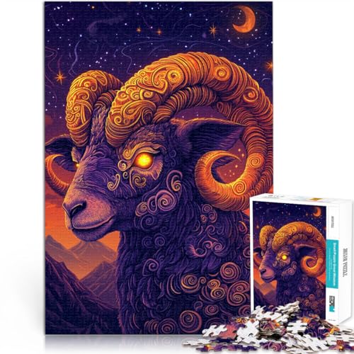 2000-Teile-Puzzle für Erwachsene Sternenhimmel und Schafe Aus Karton ab 14 Jahren Lernspiele Wichtelgeschenke。Größe:70x100cm/27.5x39.3Zoll 2000-Teile-Puzzle für Erwachsene Sternenhimmel und Schafe Aus Karton ab 14 Jahren Lernspiele Wichtelgeschenke。Größe:70x100cm/27.5x39.3Zoll von CHTLIFQ