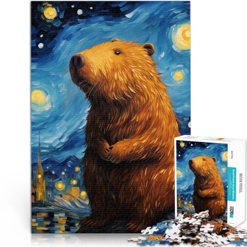 2000-Teile-Puzzle für Erwachsene Sternennacht-Capybara Aus Karton ab 14 Jahren Startseite Lernspiele DIY Spielzeug Tolle Geschenke und Spielzeuge。Größe:70x100cm/27.5x39.3Zoll 2000-Teile-Puzzle für Erwachsene Sternennacht-Capybara Aus Karton ab 14 Jahren Startseite Lernspiele DIY Spielzeug Tolle Geschenke und Spielzeuge。Größe:70x100cm/27.5x39.3Zoll von CHTLIFQ