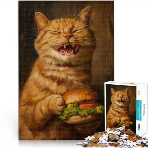 2000-Teile-Puzzle für Erwachsene und Jugendliche Böser Happy Cat Burger Aus Karton ab 14 Jahren Anti-Stress-Lernspielzeug Geburtstagsgeschenk, Geschenke, Wandkunst。Größe:70x100cm/27.5x39.3Zoll 2000-Teile-Puzzle für Erwachsene und Jugendliche Böser Happy Cat Burger Aus Karton ab 14 Jahren Anti-Stress-Lernspielzeug Geburtstagsgeschenk, Geschenke, Wandkunst。Größe:70x100cm/27.5x39.3Zoll von CHTLIFQ