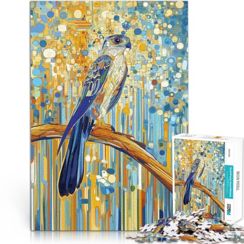 2000-Teile-Puzzle für Teenager Falke unter glitzerndem Himmel Aus Karton für 14+ Anti-Stress-Spielzeug Tolle Geschenke und Spielzeuge。Größe：70x100cm/27.5x39.3Zoll von CHTLIFQ