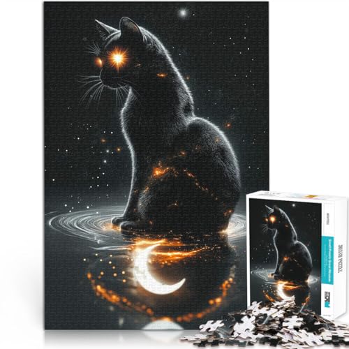2000-Teile-Puzzle für Teenager Mondschwarze Katze Aus Karton für 14+ DIY-Spielzeug Einzigartige Geschenke zum Geburtstag und zu Weihnachten。Größe:70x100cm/27.5x39.3Zoll 2000-Teile-Puzzle für Teenager Mondschwarze Katze Aus Karton für 14+ DIY-Spielzeug Einzigartige Geschenke zum Geburtstag und zu Weihnachten。Größe:70x100cm/27.5x39.3Zoll von CHTLIFQ